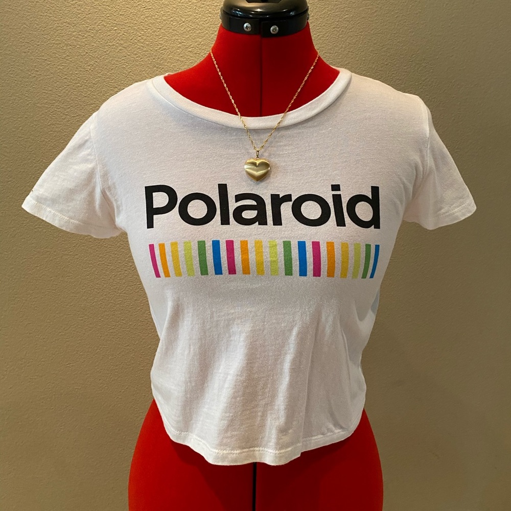 POLAROID white shirt